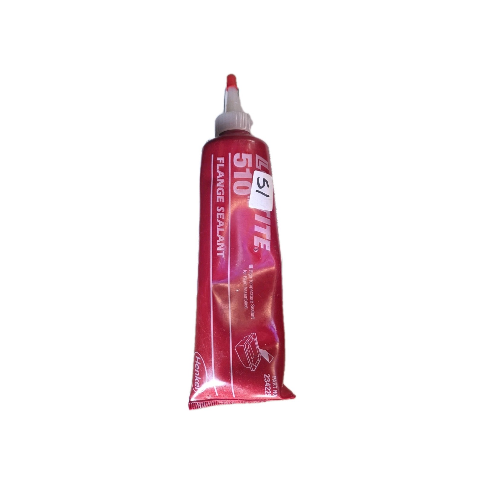 Flange Sealant 510 Gasket Eliminator High Temperature, Tube, Red 234225 Loctite