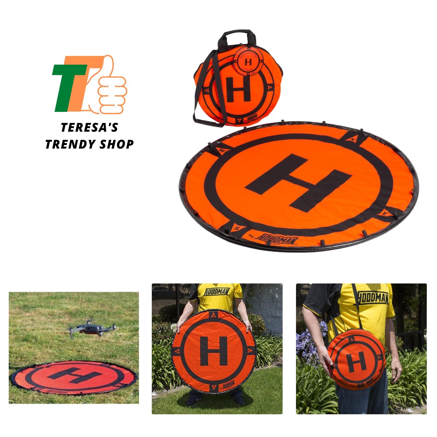 3 Foot Weighted Drone Landing Pad for Matrice 4E, Mini 4 Pro, Mavic - Durable...