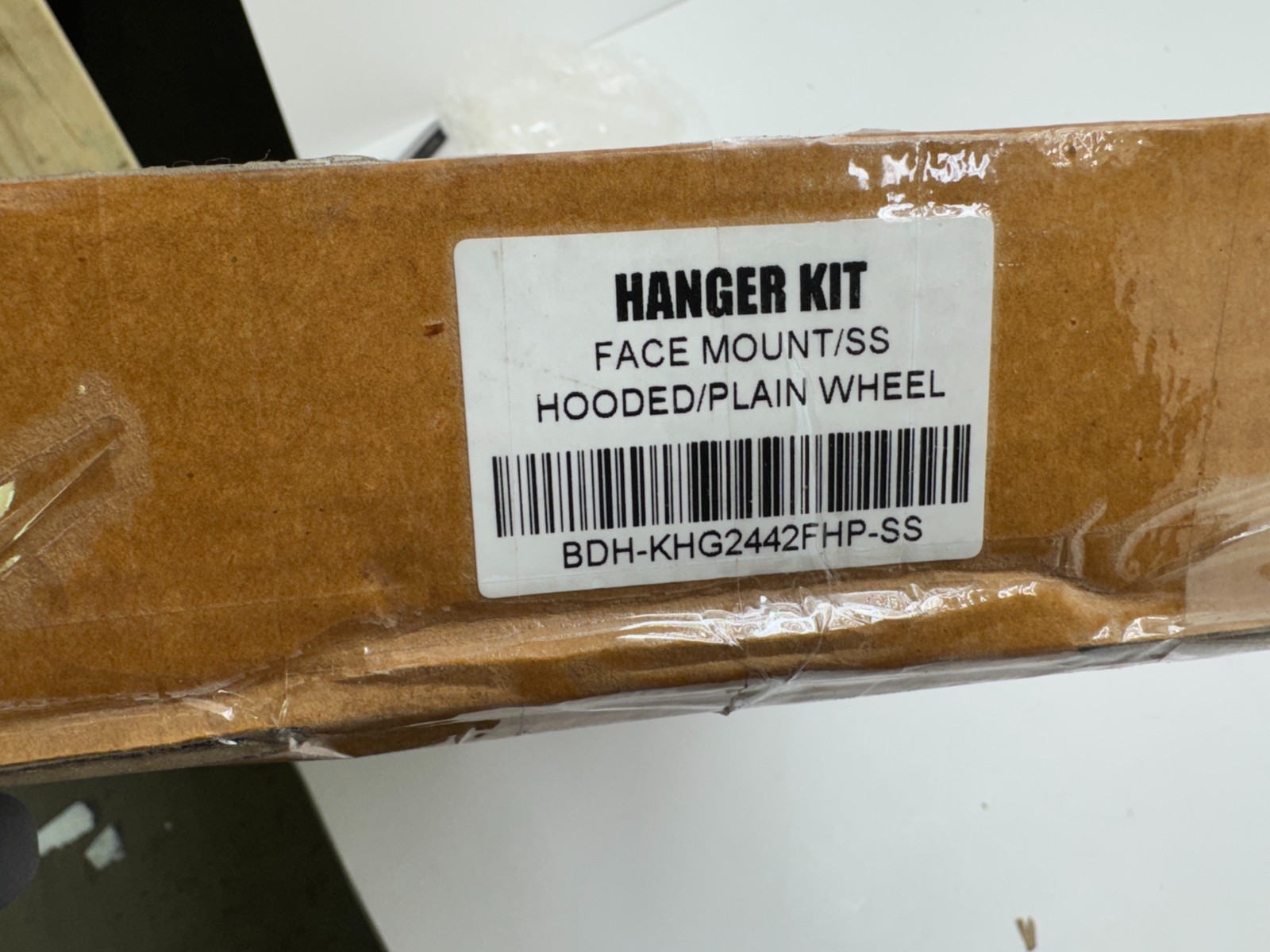 Emtek Face Mount Hanger Barn Door Soft Close Kit 5' Track Solid Wheel & Fastener
