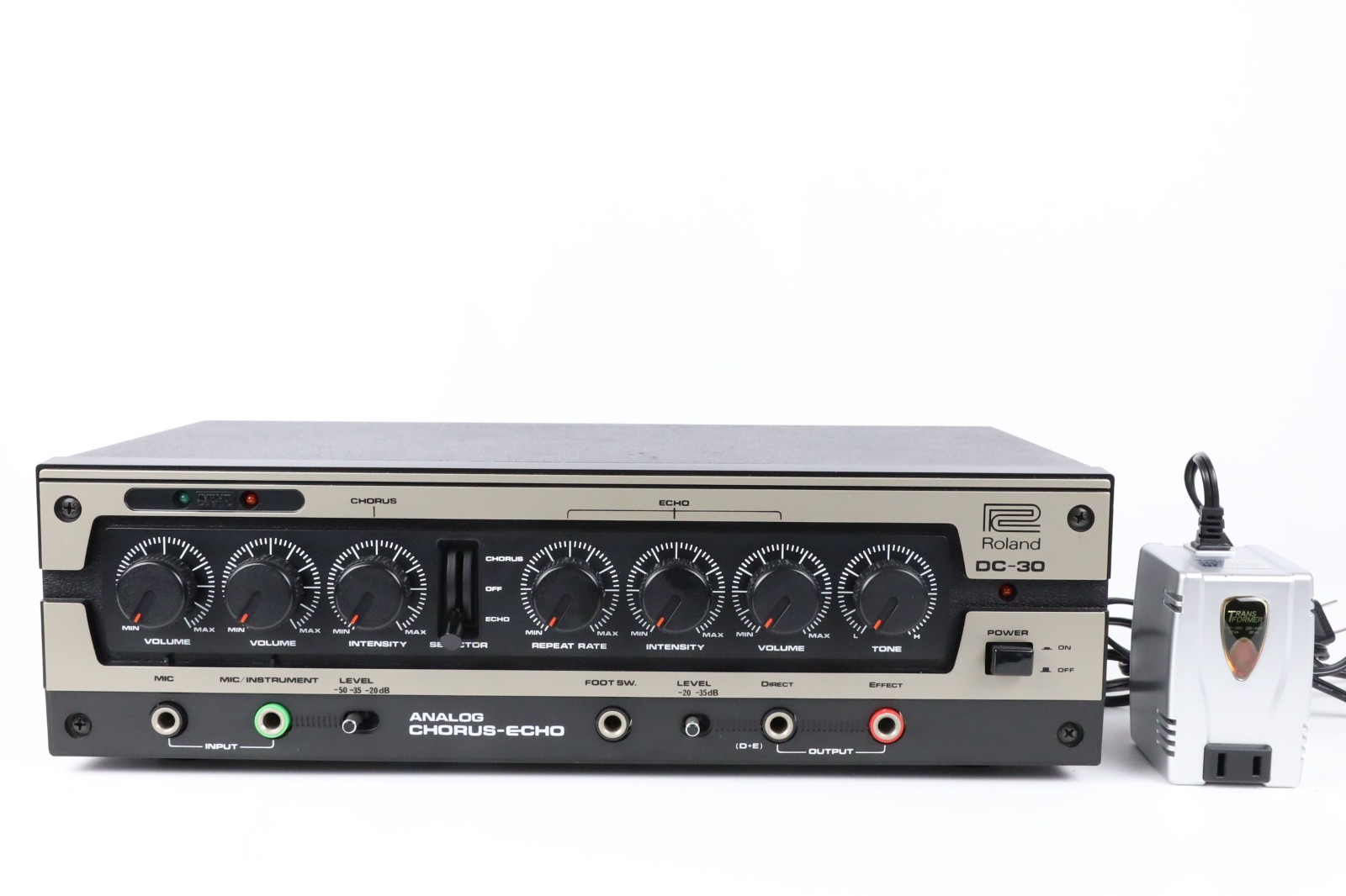 Roland DC-30 Analog Chorus Echo MN3005 BBD Long Delay W/Step-down transformer