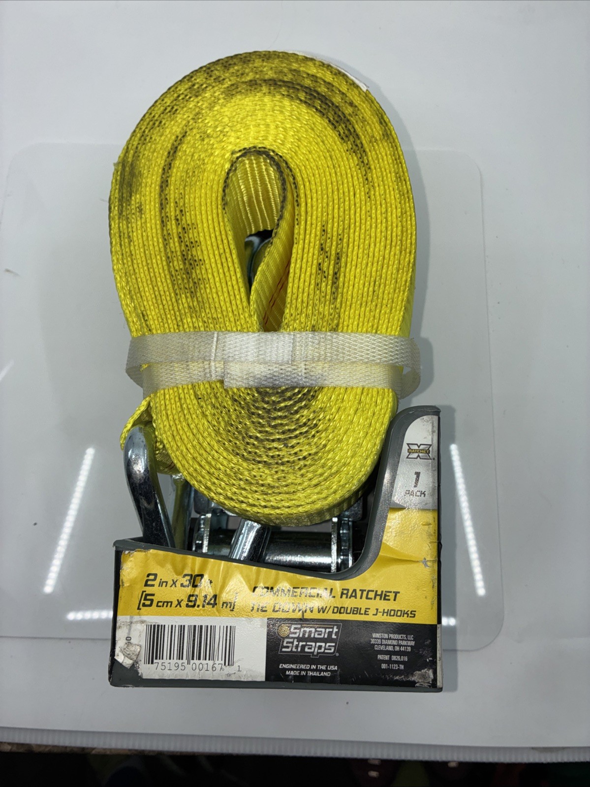 1 Smart Straps 2in X 30ft Tow Strap With Hook Ends *5000Lbs* NEW