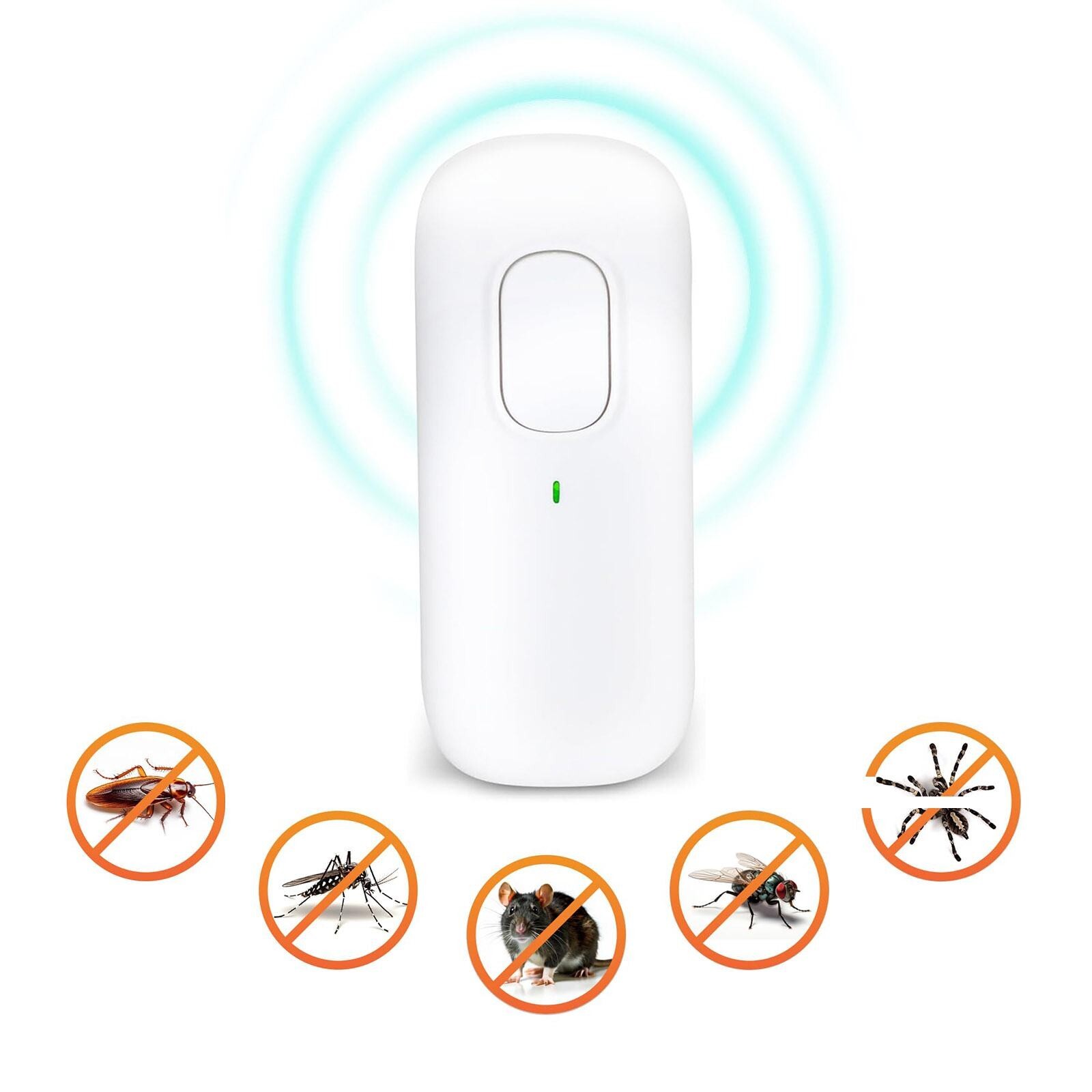 New Pest Defence Ultrasonic Pest Repeller, Ultrasonic Pest Repeller Plug USA 2PC