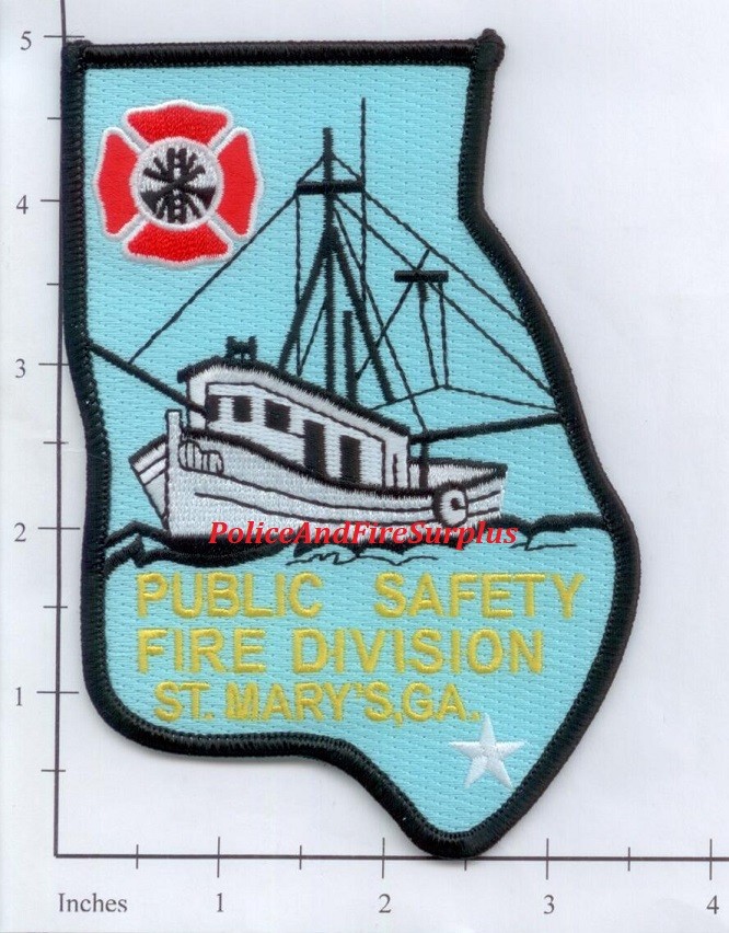 Georgia - St Marys Public Safety Fire Division GA Dept Patch