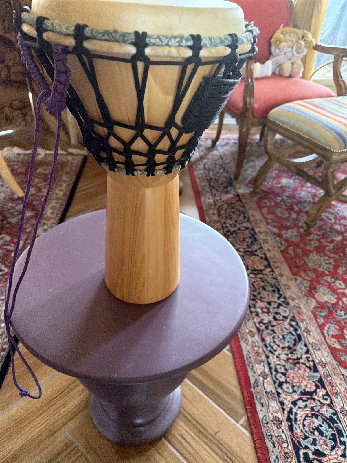 Handcrafted Wooden Djembe Drum