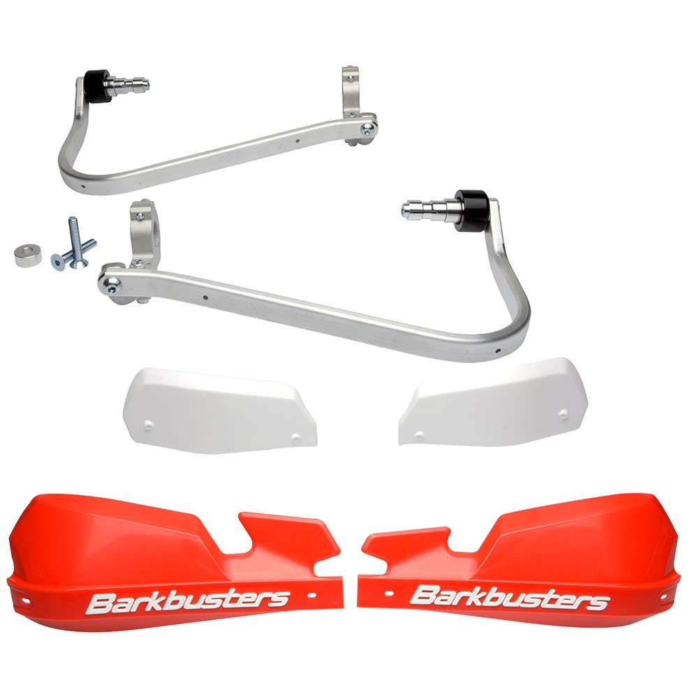 Barkbusters 2064410073 VPS Two Point Mounted Handguard Kit Red
