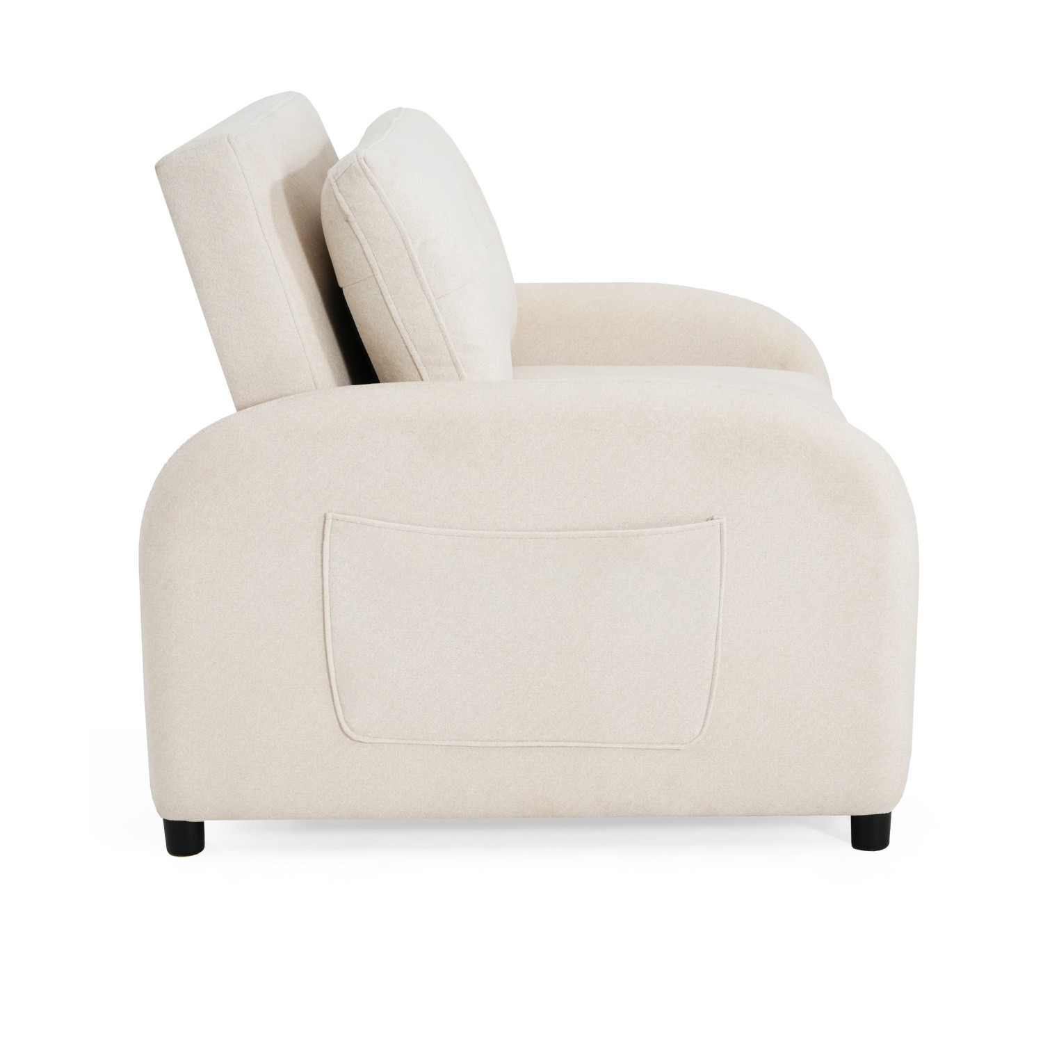 Modern Convertible 3-in-1 Sleeper Sofa Bed Folding Pull Out Bed for Small Space