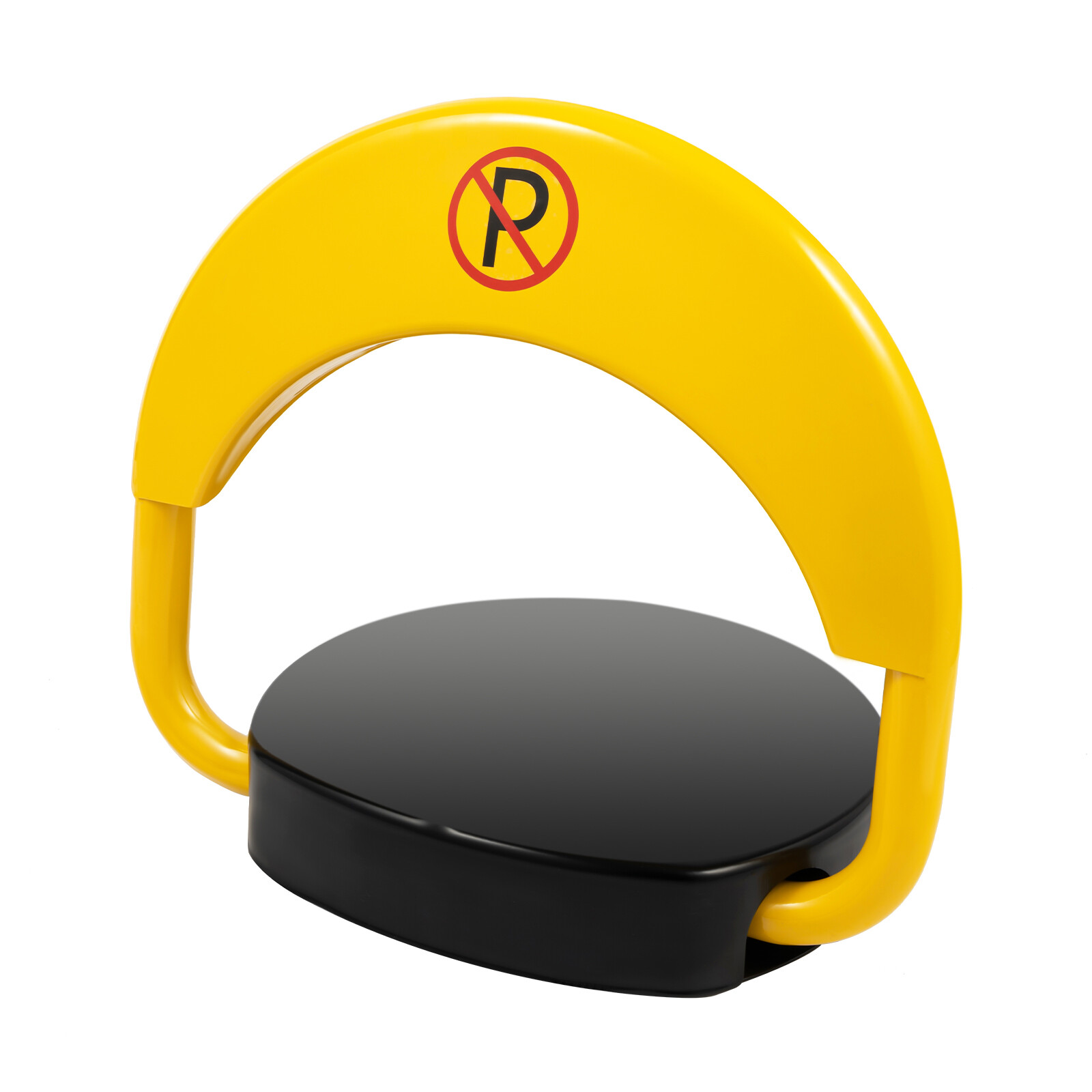 Automatic Parking Space Lock Remote Control Yellow Parking Barrier Waterproof US