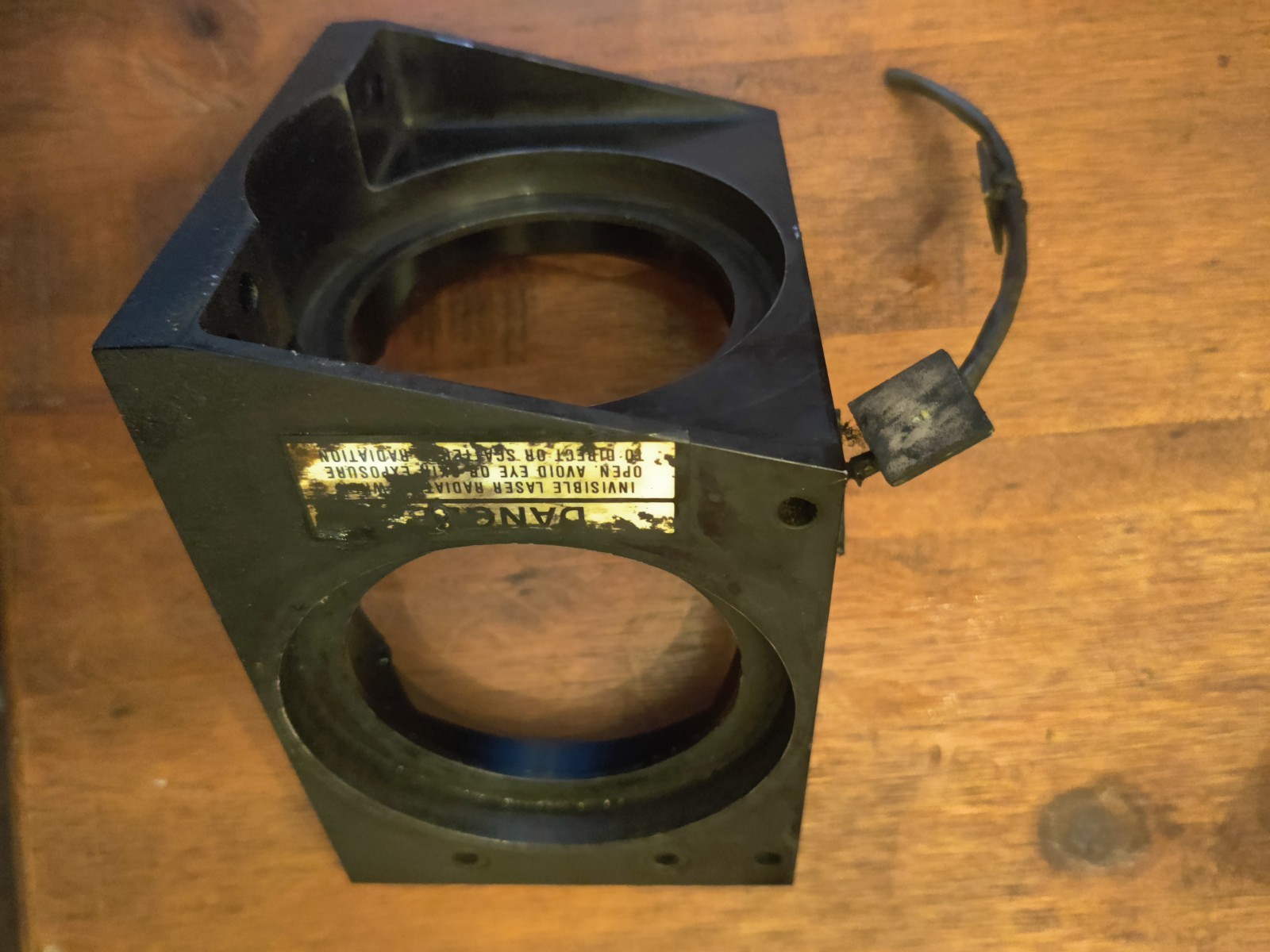 Industrial Laser Mirror Bracket Mount Block w/Interlock Safety Micro-Switch Part