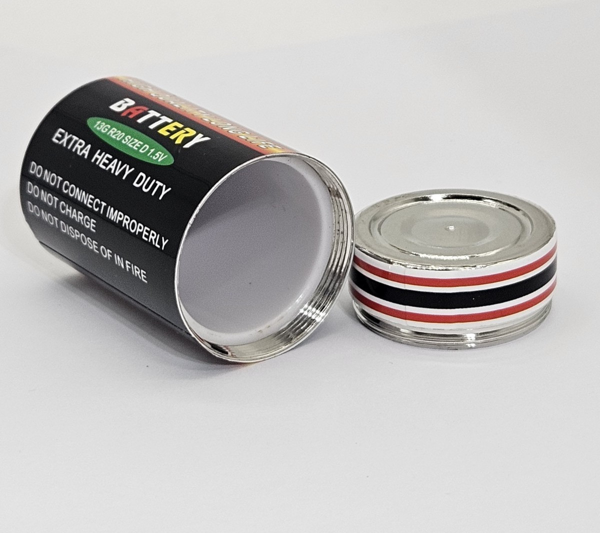 Hidden Compartment "D" Battery - Secret Dummy Diversion Safe
