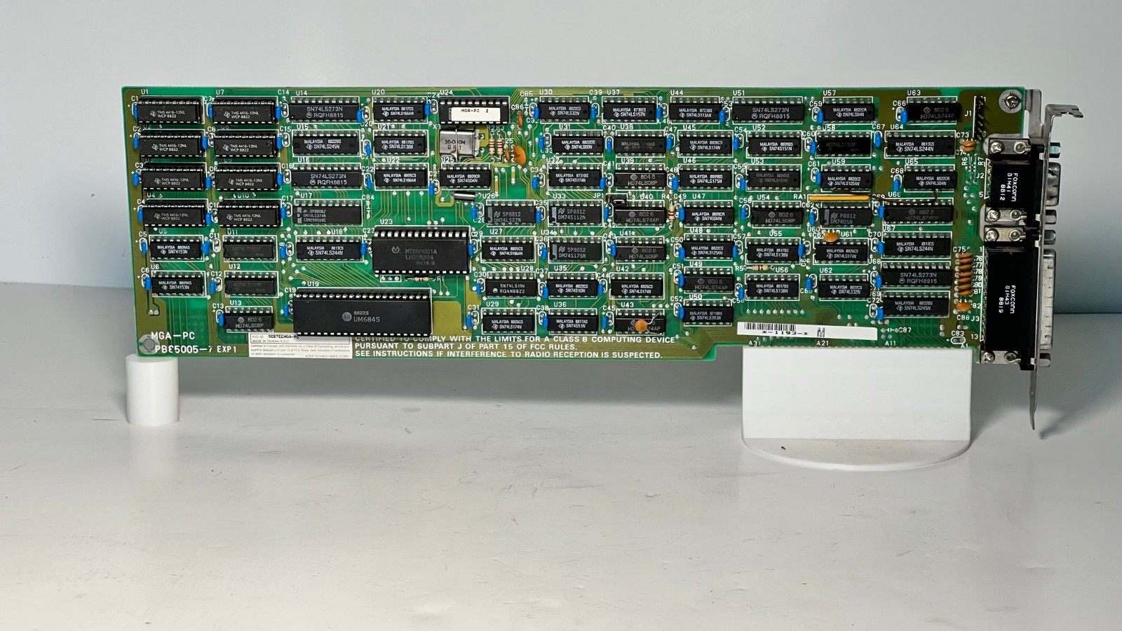 MultiTech Systems MGA-PC 8-bit ISA monochrome graphics / printer card