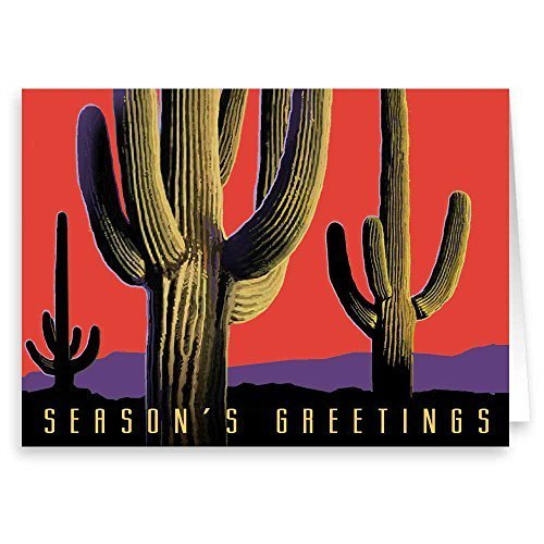 Beautiful Saguaro Cactus Holiday Card 18 Cards and Envelopes -  40019