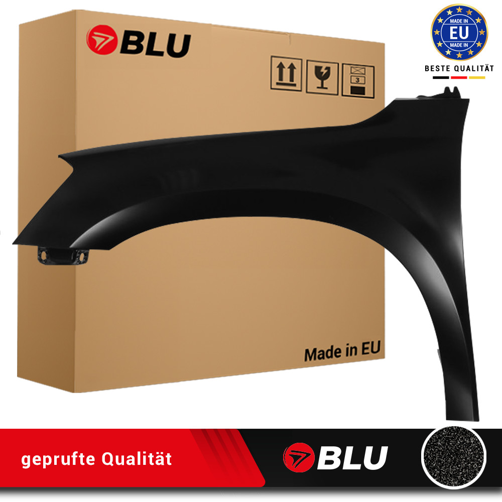 Fender For Skoda Yeti 5L Lift LF9R Left Black 2013-2017 Front Painted New
