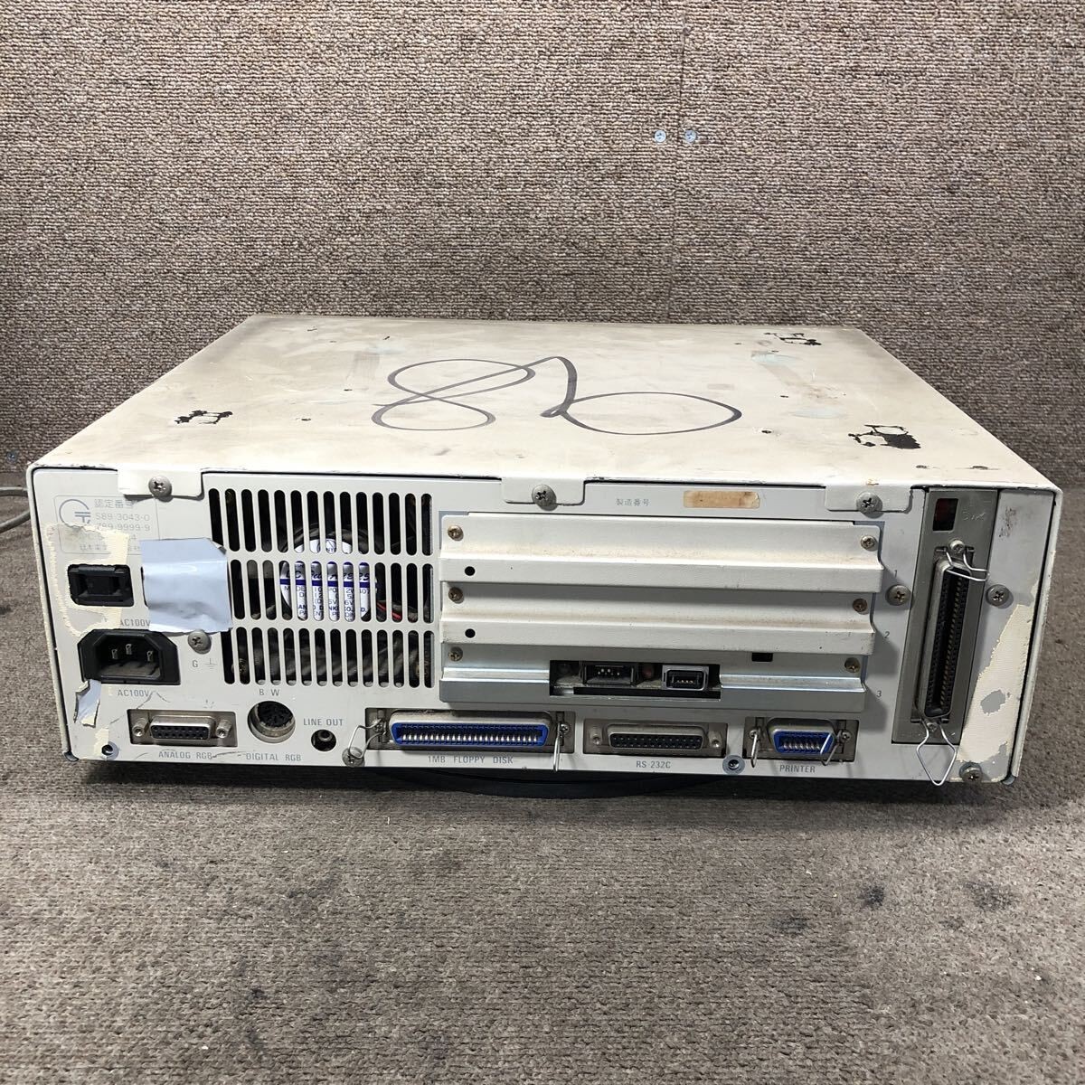 NEC PC-9801EX4, power-on confirmed. PC98. From Japan.