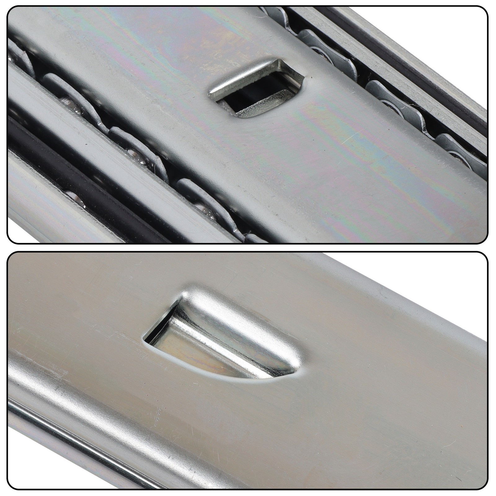 1 Pair Locking Drawer Slides 36 Inch Lock & Full Extension 250 lbs Load Capacity