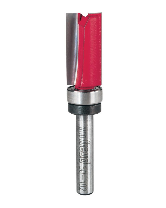 Freud 50-102 Carbide Top Bearing Flush Trim Router Bit 1/2 Dia.x1/2x2-5/8 L in.