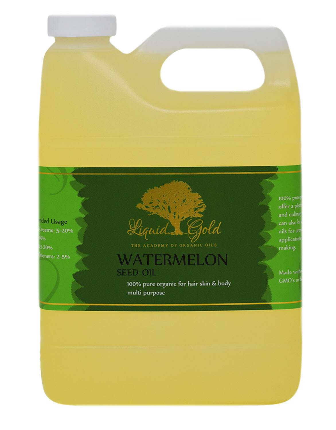 32 Oz Premium Watermelon Seed Oil 100% Pure Organic Cold Pressed Skin Hair Care
