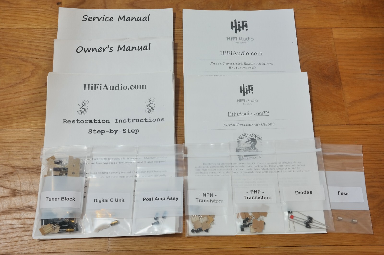 Yamaha T1 tuner restoration recap upgrade kit repair capacitor rebuild