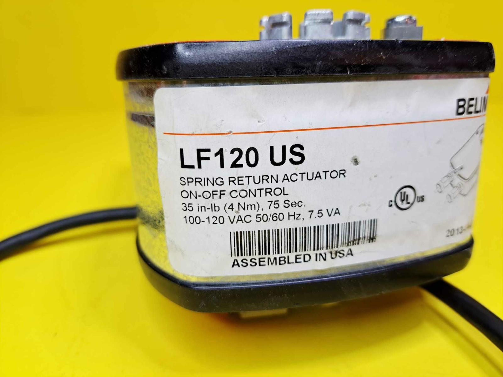 ⚡BELIMO LF120 DAMPER ACTUATOR SPRING RETURN FAIL-SAFE OPERATION HVAC AIR ON/OFF⚡