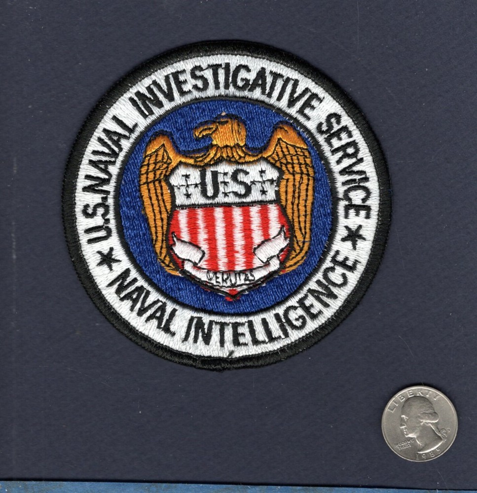 NAVAL INTELLIGENCE NIS INVESTIGATIVE SERVICE US Navy US NAVY Unit Squadron Patch
