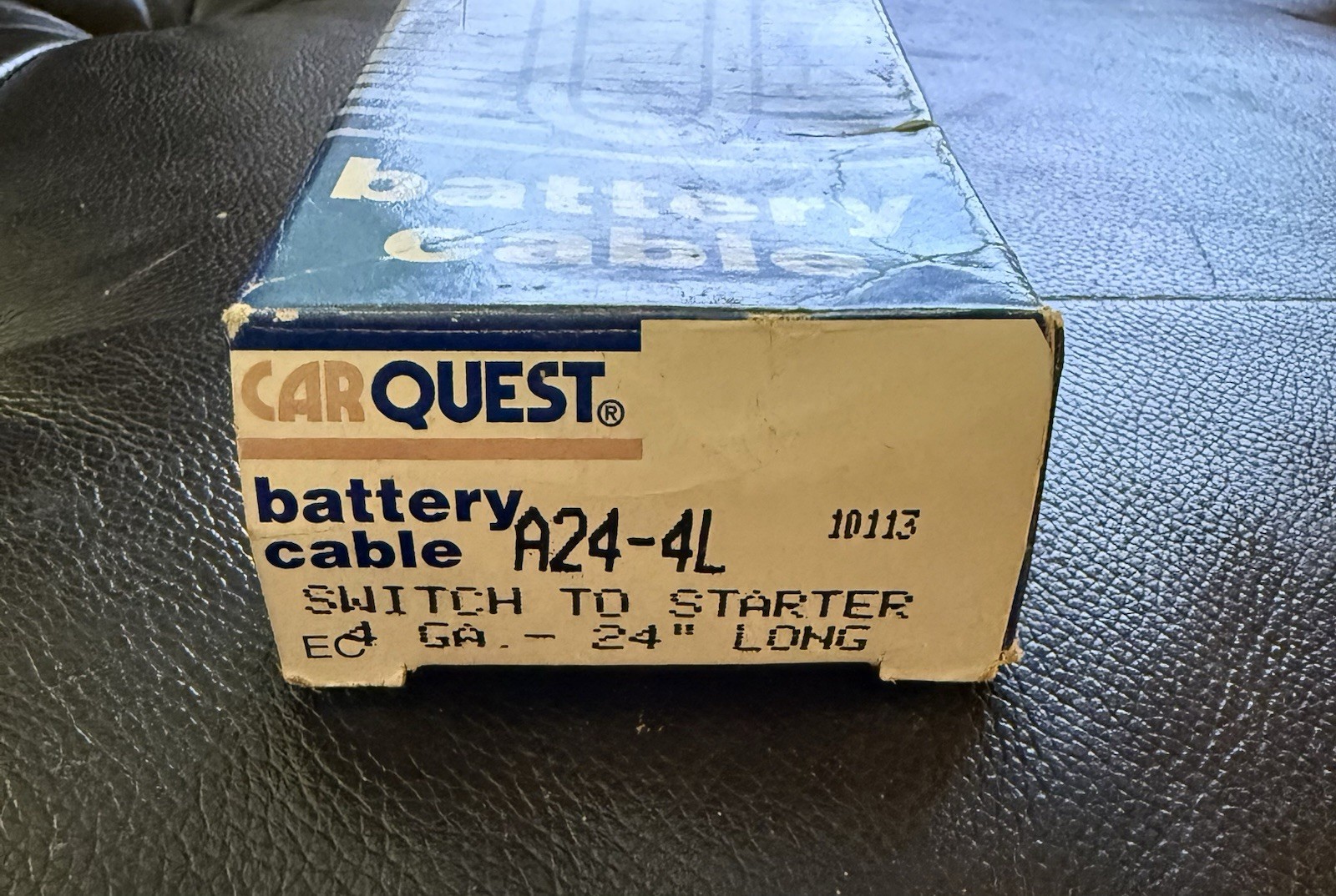 Carquest A24-4L 24" Battery Cable 4 GA Switch to Starter Replacement