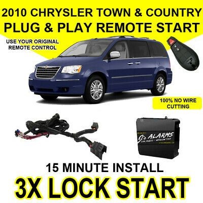 2010 Chrysler Town & Country Remote Start Add On 3X Lock Factory Key FOB CH4
