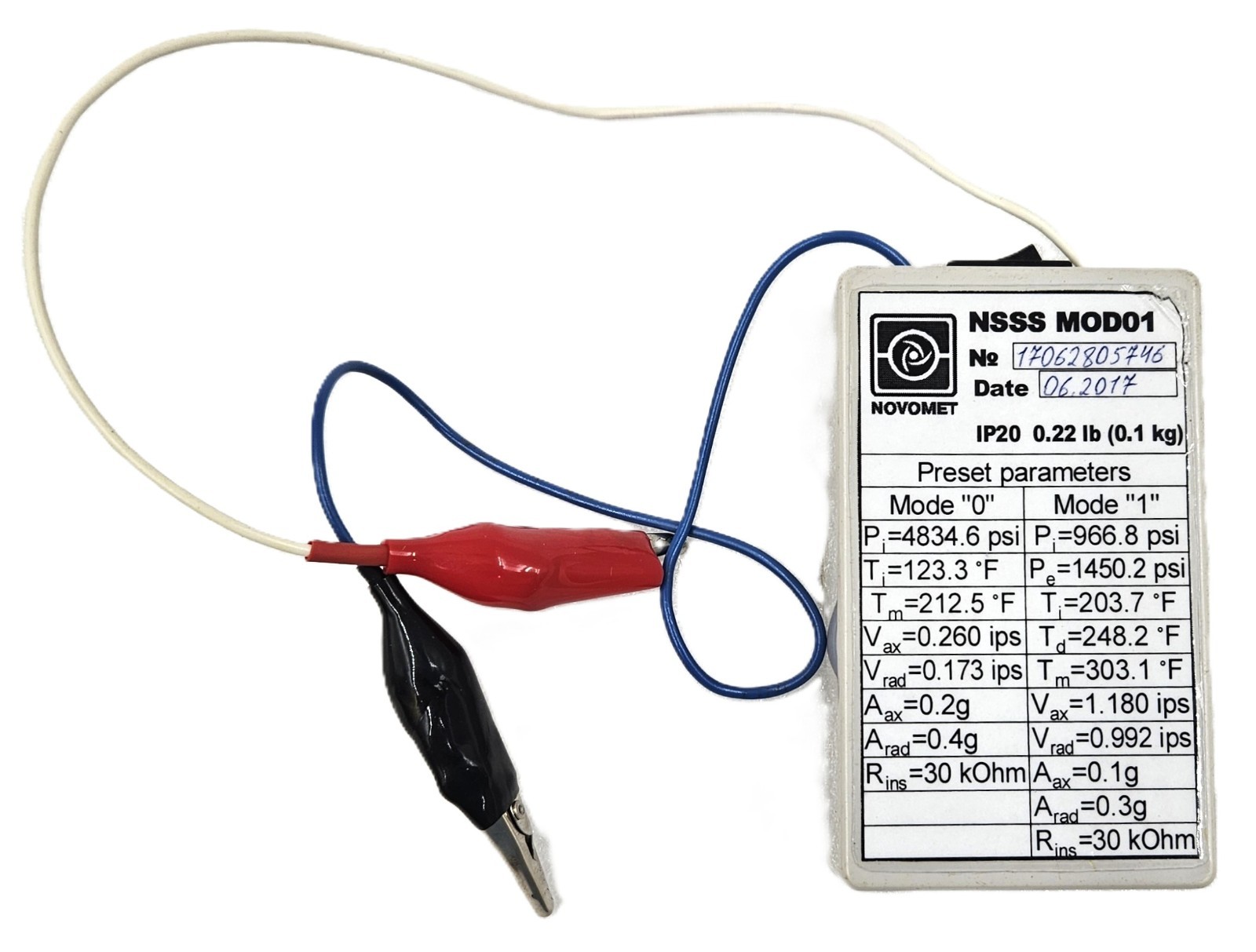 NOVOMET NSS MOD01 CALIBRATOR UNIT FAST SHIP