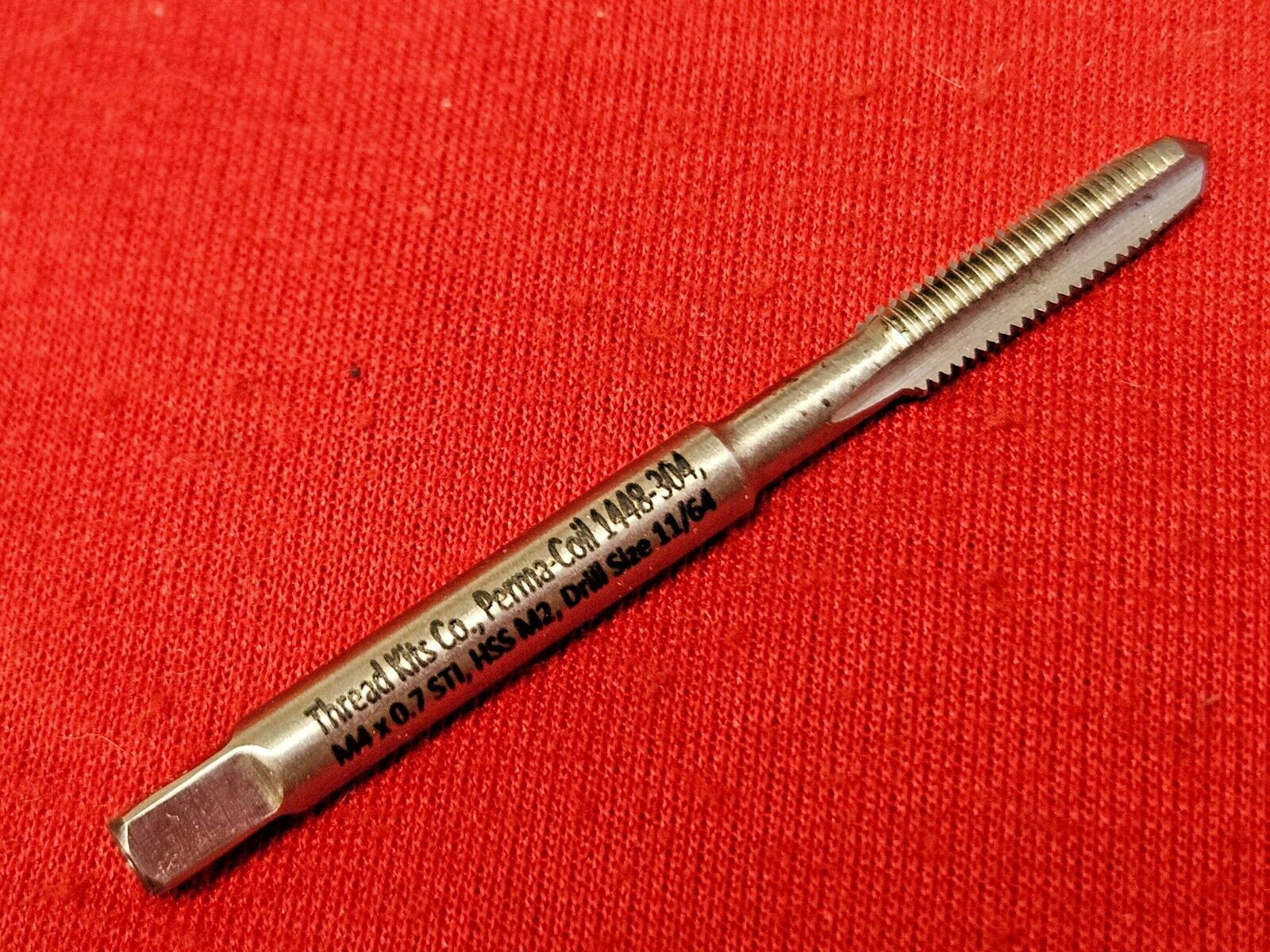 M4 X 0.7 STI Screw Thread Repair Insert Tap Perma-Coil 1448-304 Fits Heli