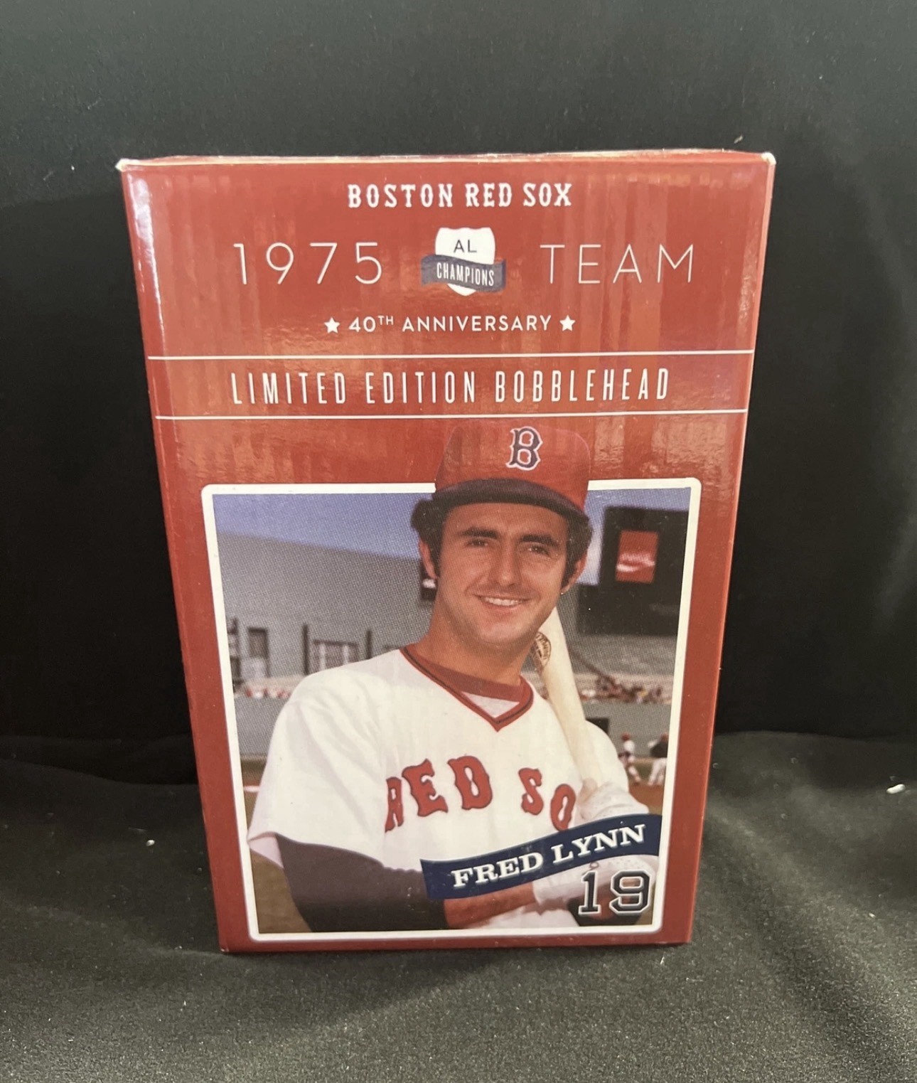 NIB BOSTON RED SOX FRED LYNN BOBBLEHEAD 1975 TEAM 40th ANNIVERSARY