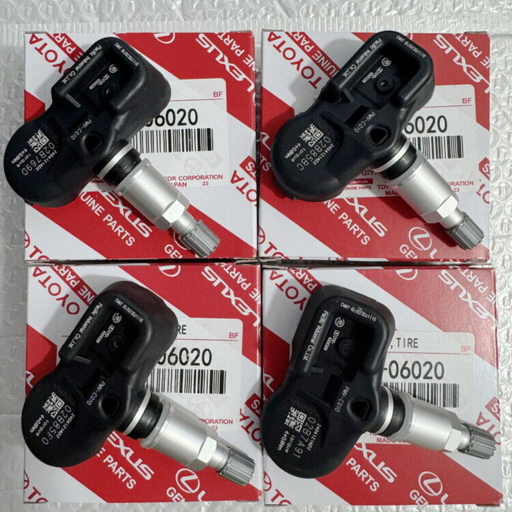 New 4Pcs OEM Tire Pressure Sensor TPMS 42607-06020 for Lexus Corolla Rav4 Prius