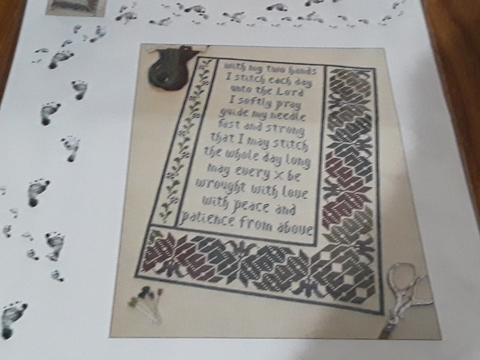 NEW MY BIG TOE DESGINS - "A QUAKER PRAYER" CROSS STITCH Chart Pack 2008