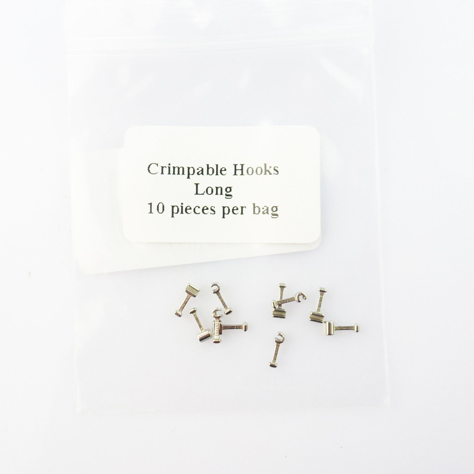 10 Pcs/pack Dental Orthodontic Long/Medium/Short Crimpable Hook