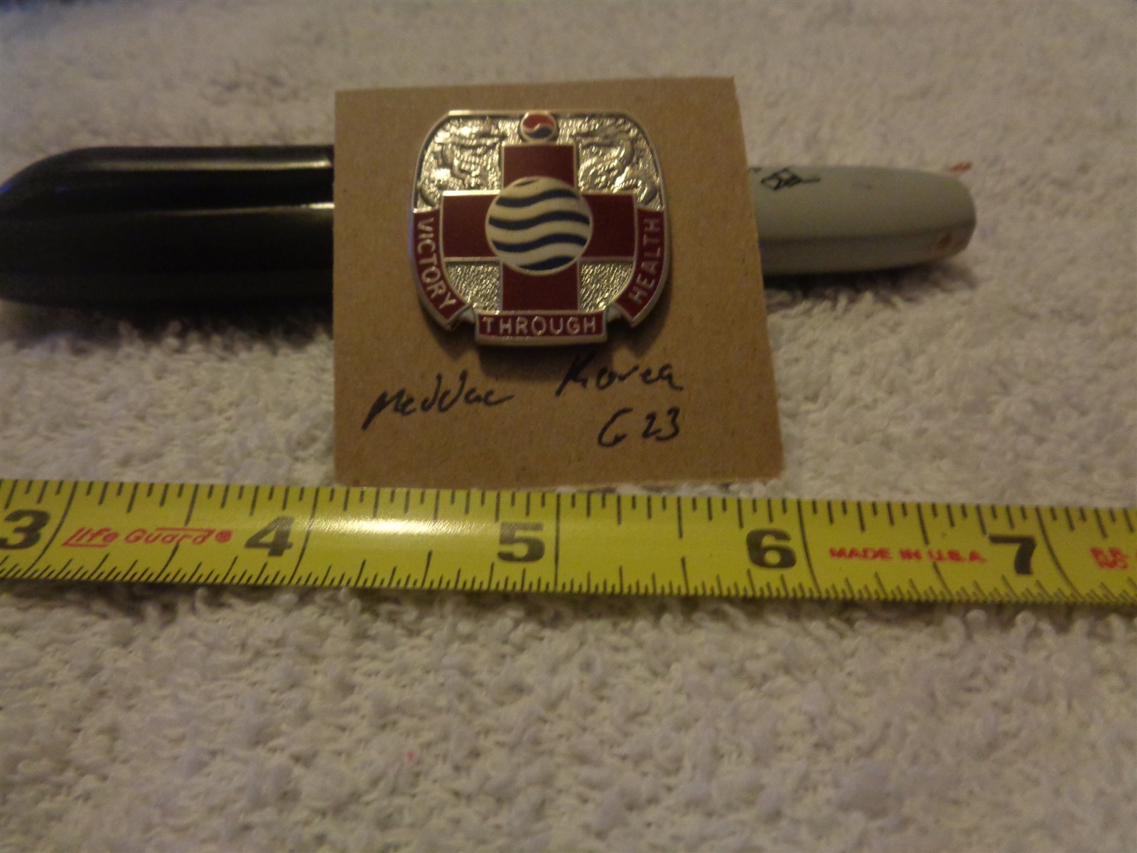 MEDDAC Korea G23 Unit Crest, DI, DUI (DRAW#13)