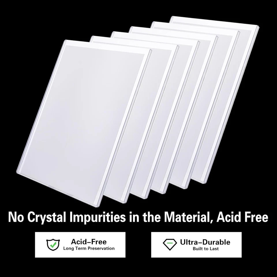 10Ct Silver-Age Comic Book Toploaders - Crystal Clear Comic Book Top Loaders, Pr