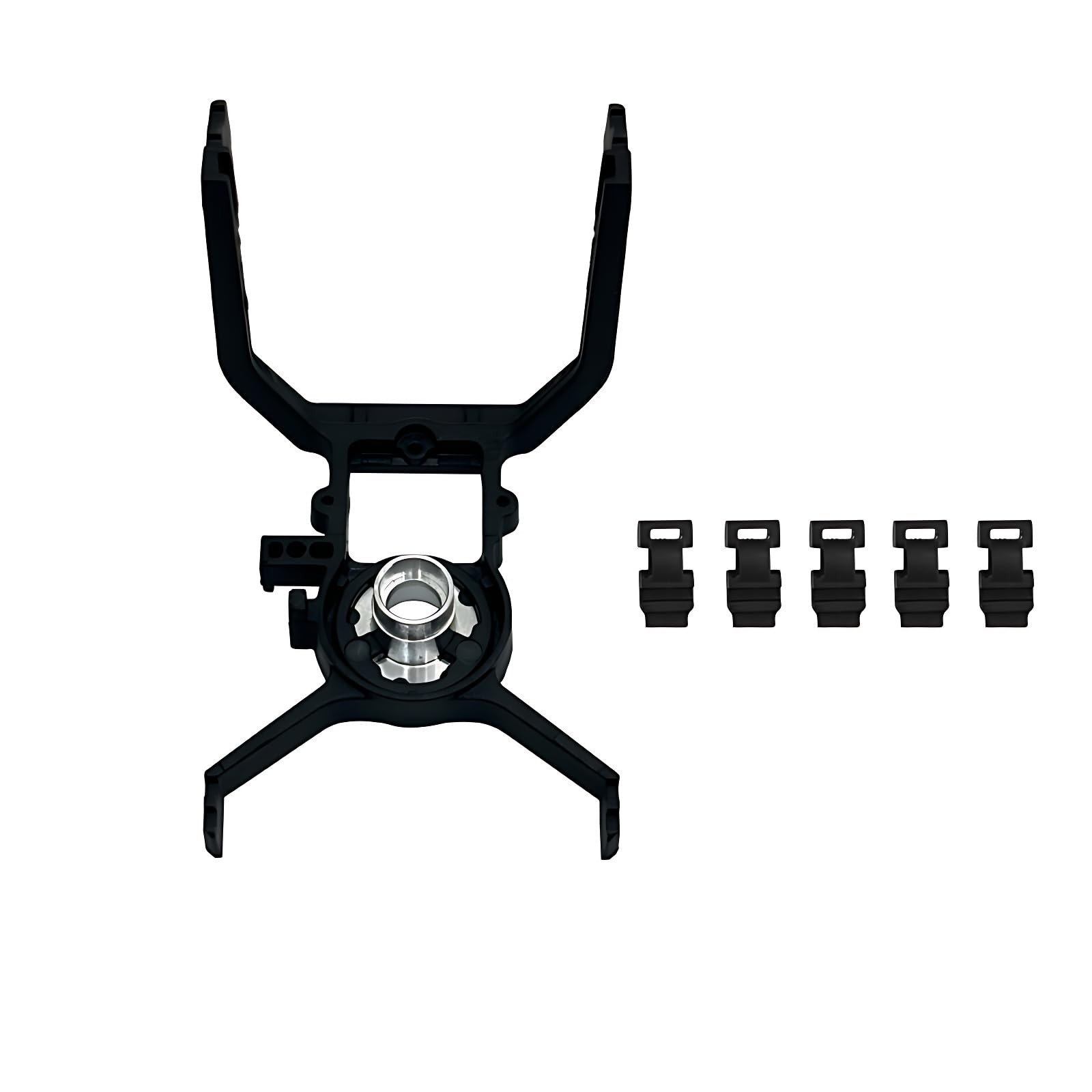 ZWLLKJGS Gimbal Shock Absorber Bracket with 5 PCS 1 x 2 x 0.6 inches, Black