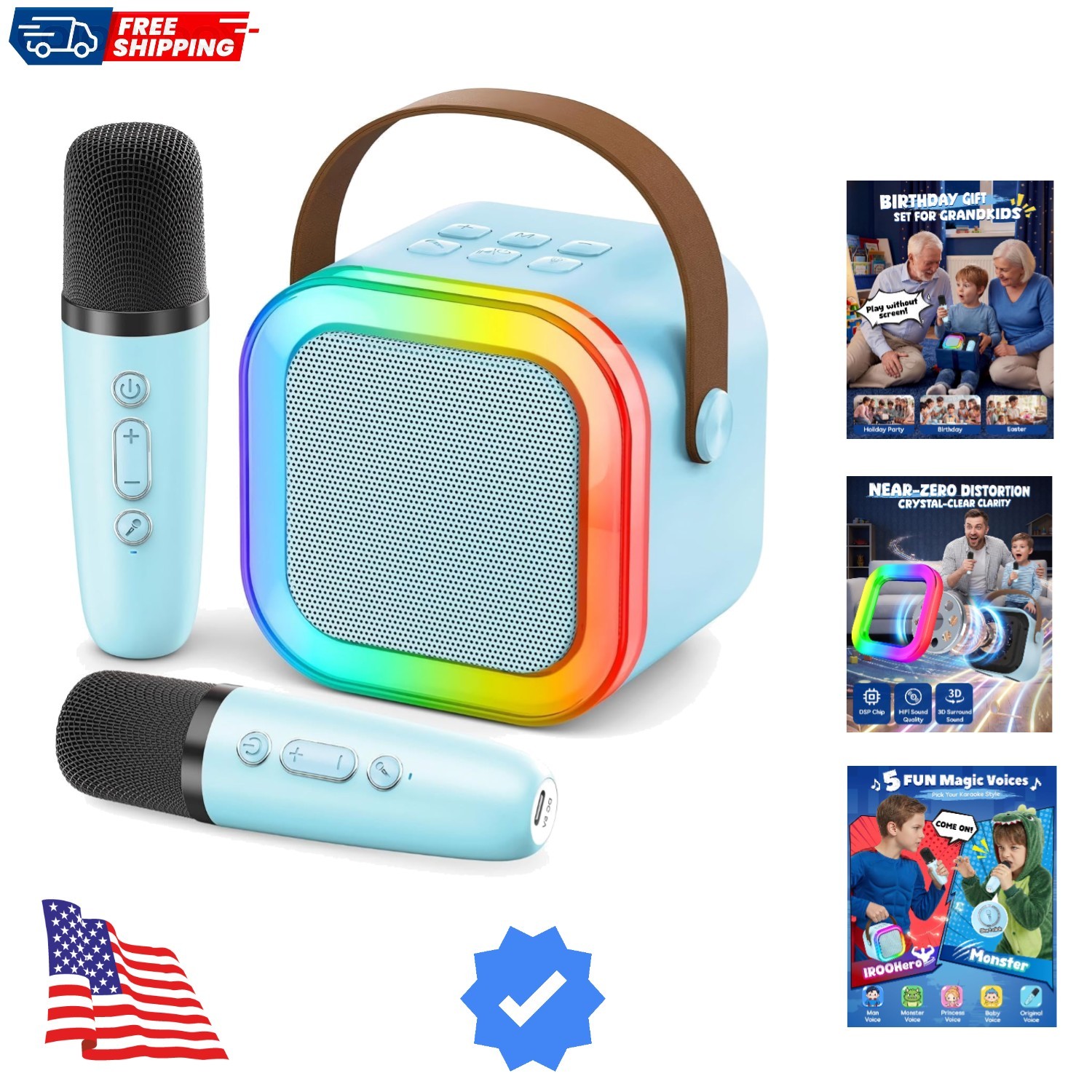 Mini Karaoke Machine for Kids, 2026 TOP Toys Easter Birthday Gifts Ideas for ...