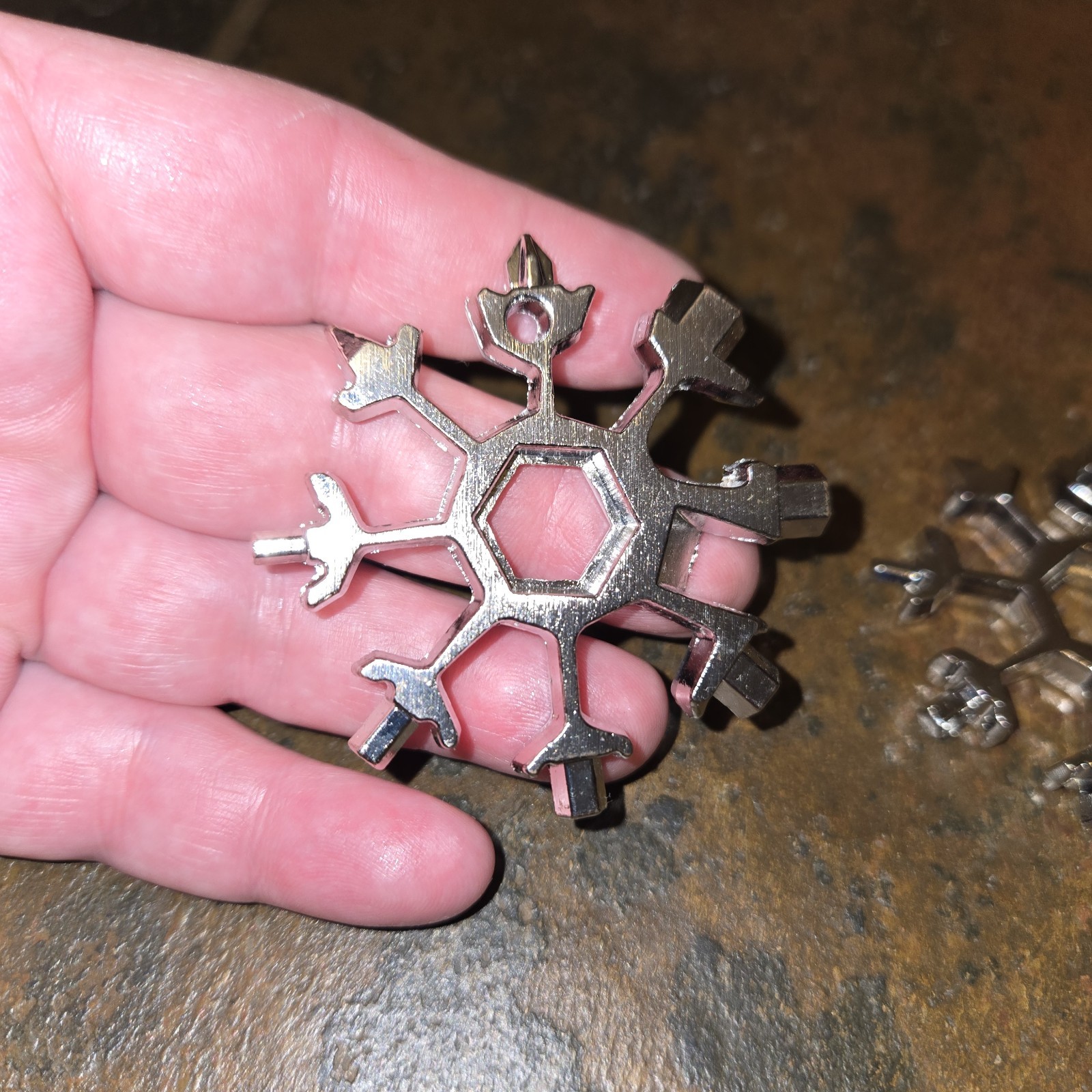 Two Stainless Snowflake Shape 18 In 1 Multi Tool Screwdriver US Fast Shipping!