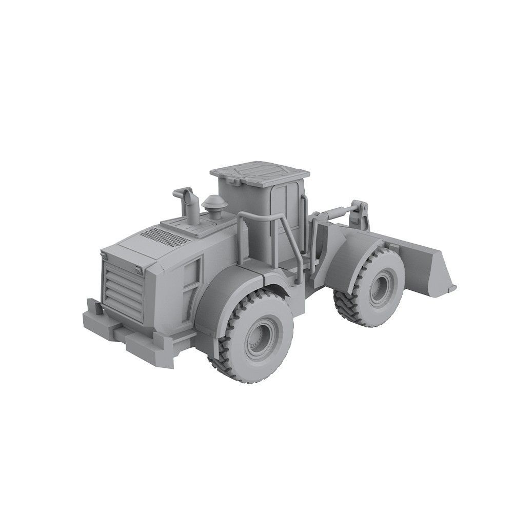 1/144 12mm Railroad Track Accessory Scenery Construction Vehicles Bulldozer