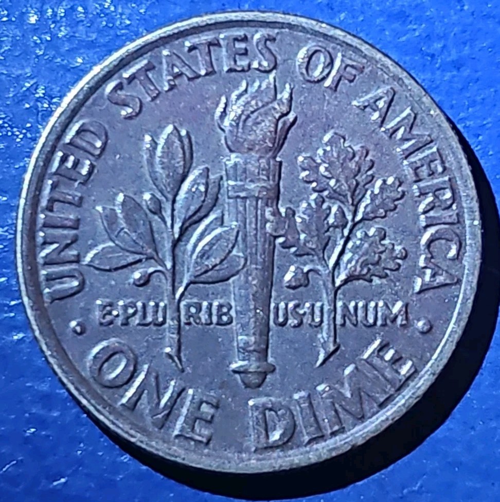 1995 P Roosevelt Dime Improperly Annealed Mint Error