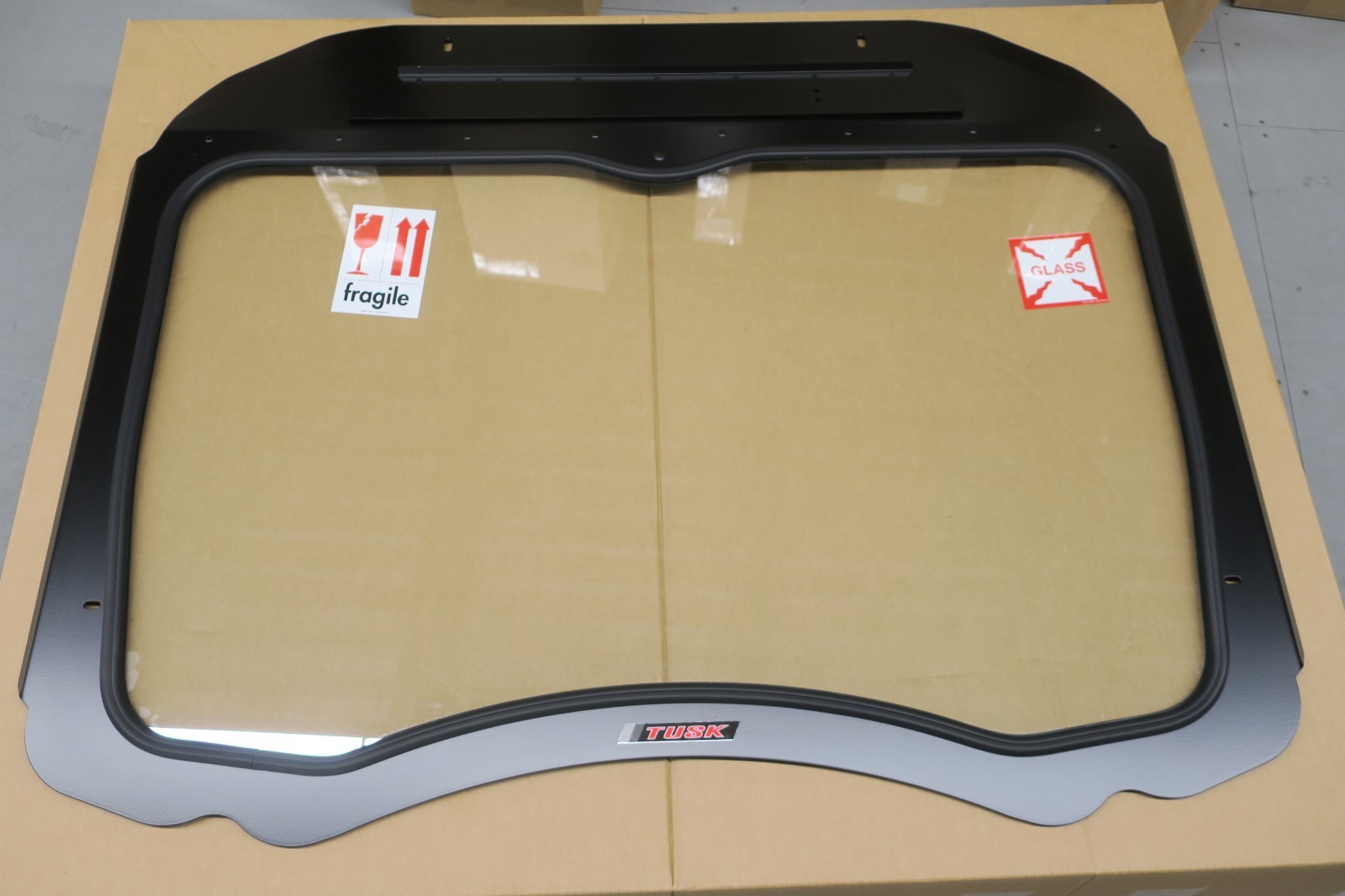 Tusk UTV Full Glass Windshield with 16" Windshield Wiper. CAN-AM MAVERICK