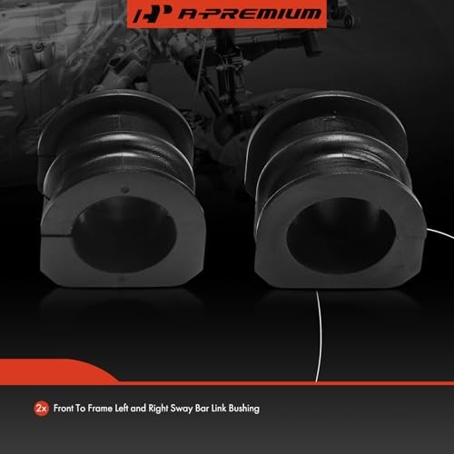 2 x Front To Frame Sway Bar Bushing Kit, Compatible with Infiniti | for