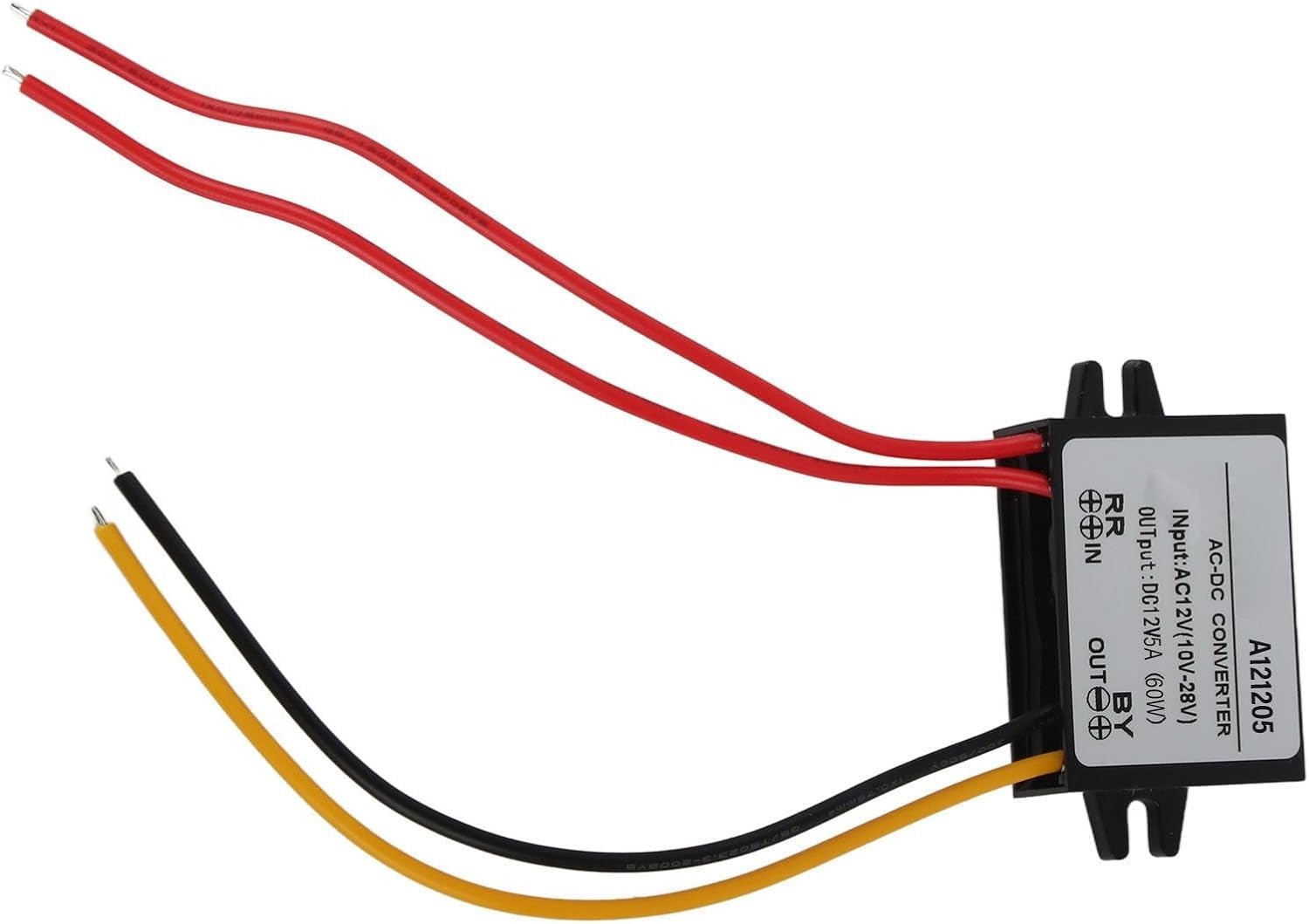 Rugged 12V AC to DC Converter, 10-28V Input, 3A Output for Versatile Use