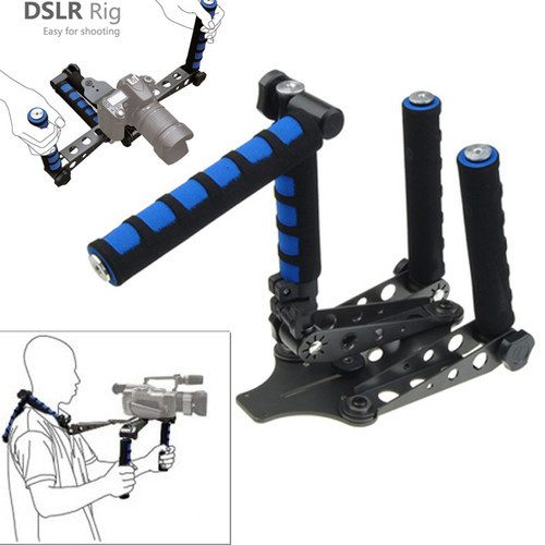 DSLR RIG Movie Kit Shoulder Mount for Camera DV HDV Canon Nikon Sony 5D Mark II