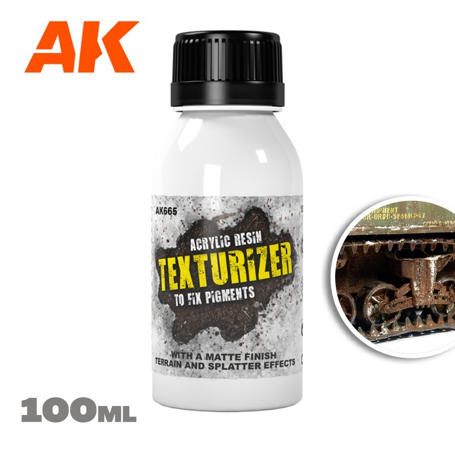AK Interactive: TEXTURIZER - Pigments Texture - Matte Pigment Resin - AK665