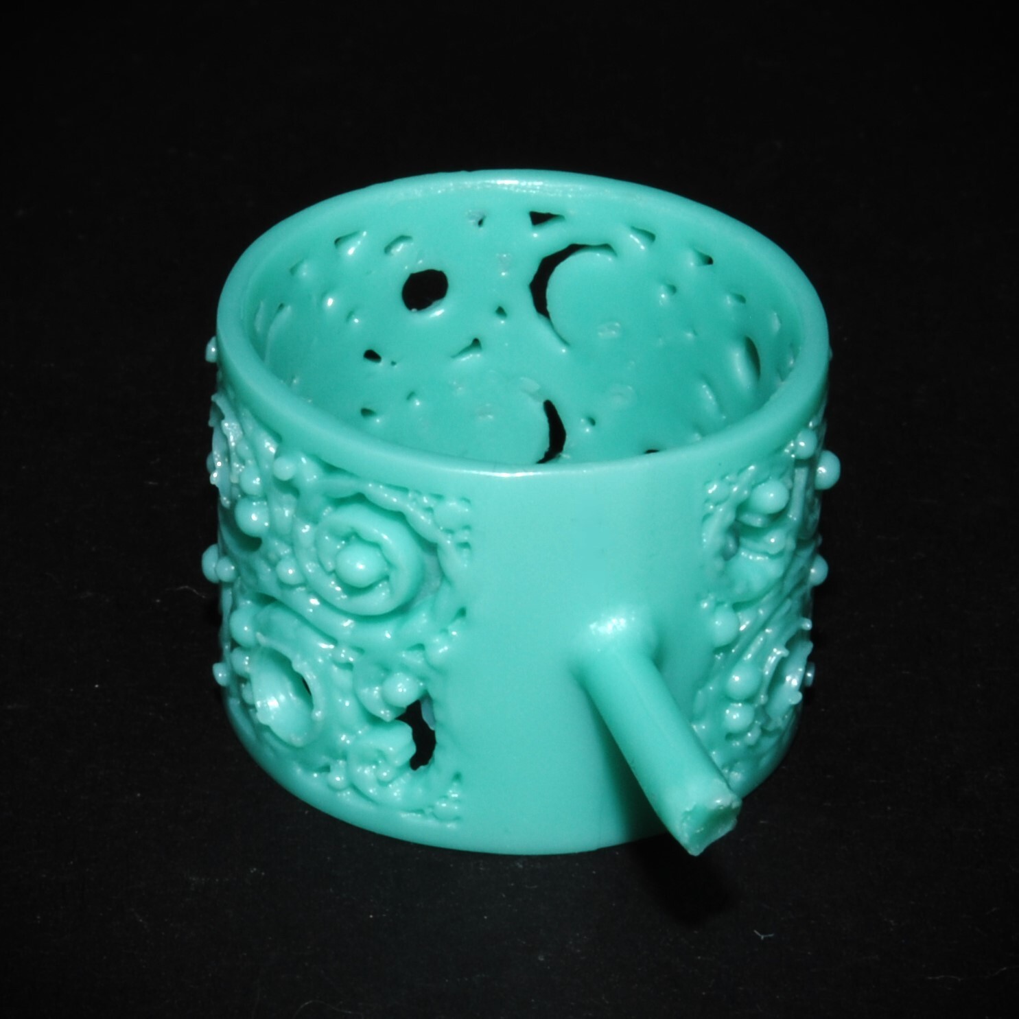 2 pcs Ladie's ring Wax patterns for lost wax casting jewelry/waxes_3580