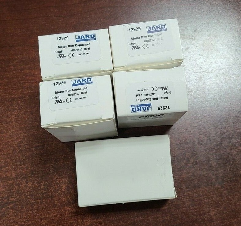 Lot 5 Run Capacitor 5 uf ( MFD mf ) 440V 370V for HVAC Fan Blower Motor 5MFD 5uf