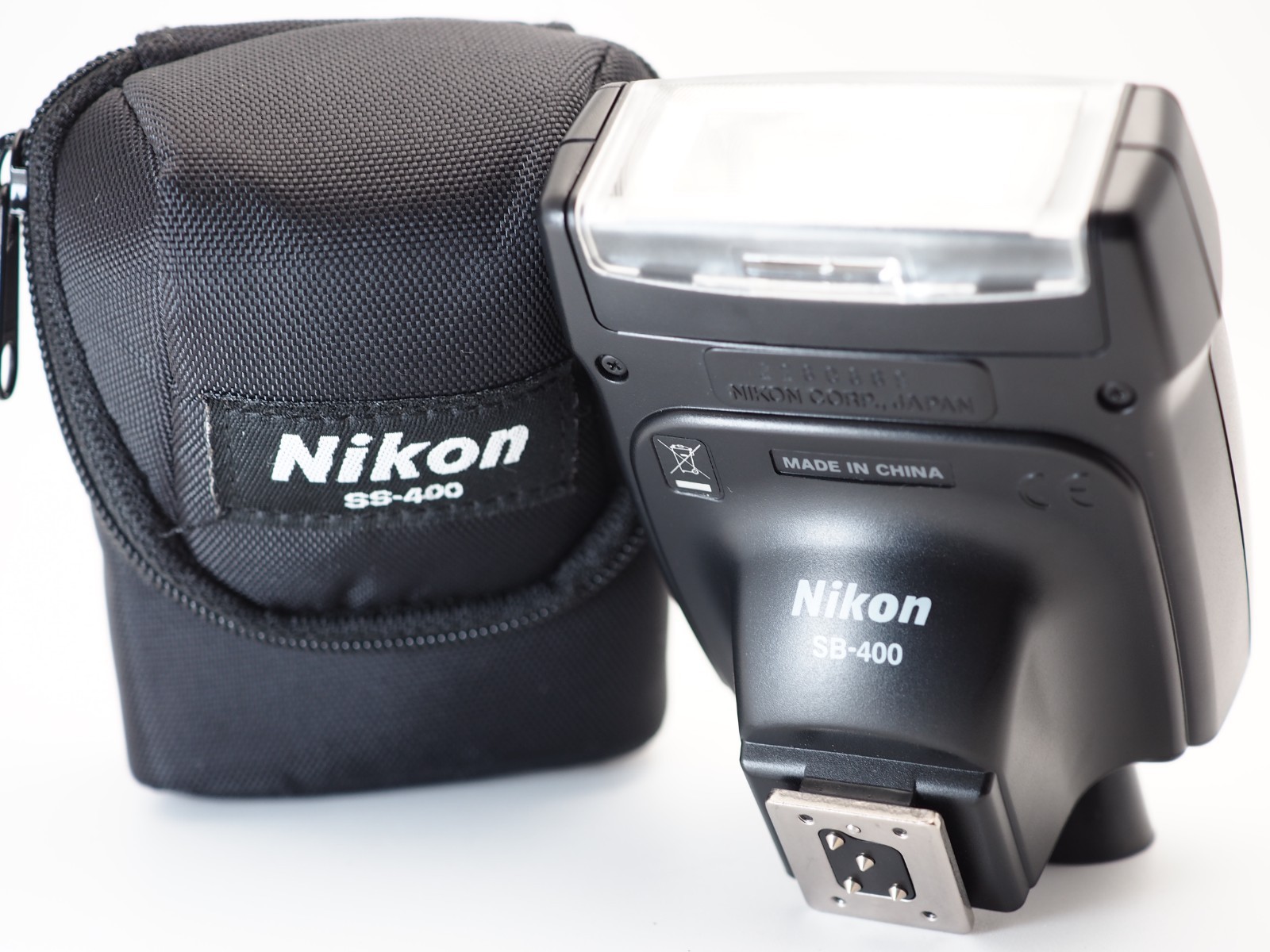 [US 1-Yr Warranty] TESTED Nikon Speedlight SB-400 Flash w/Case From JAPAN J115