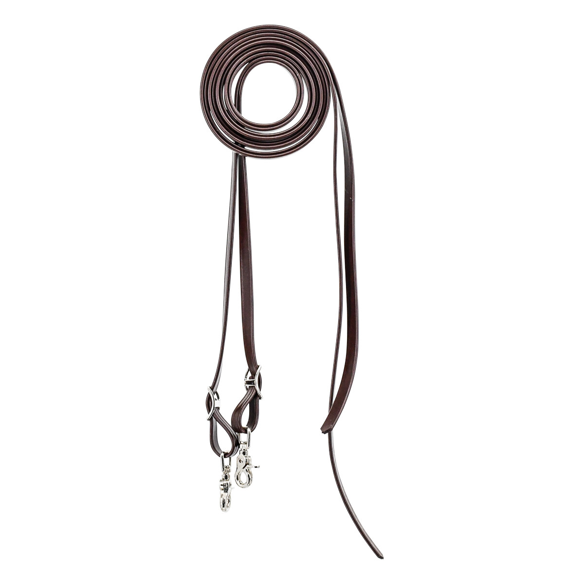 READY MADE-Brown WESTERN REINS with SNAPS made from Beta Biothane