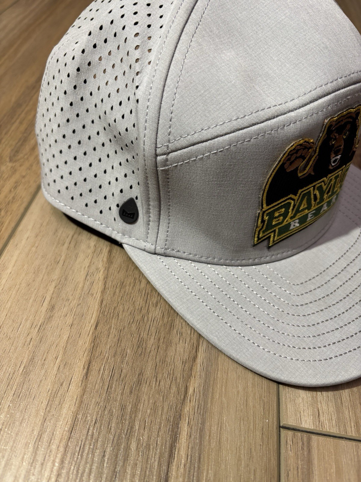 Melin Trenches Icon Hydro Hat Grey Baylor Bears Custom Patch 60cm