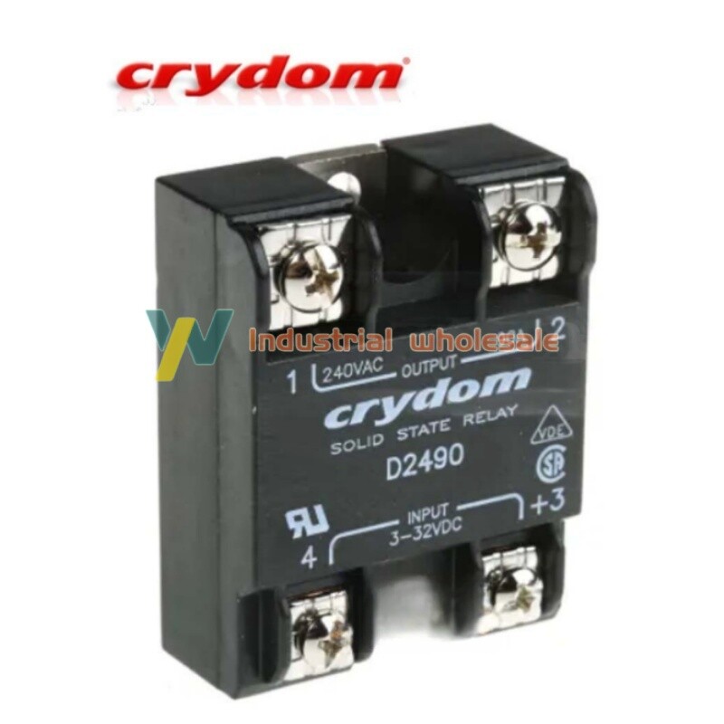 1PC Brand New Crydom D2490 Solid State Relay,3 To 32Vdc,90A