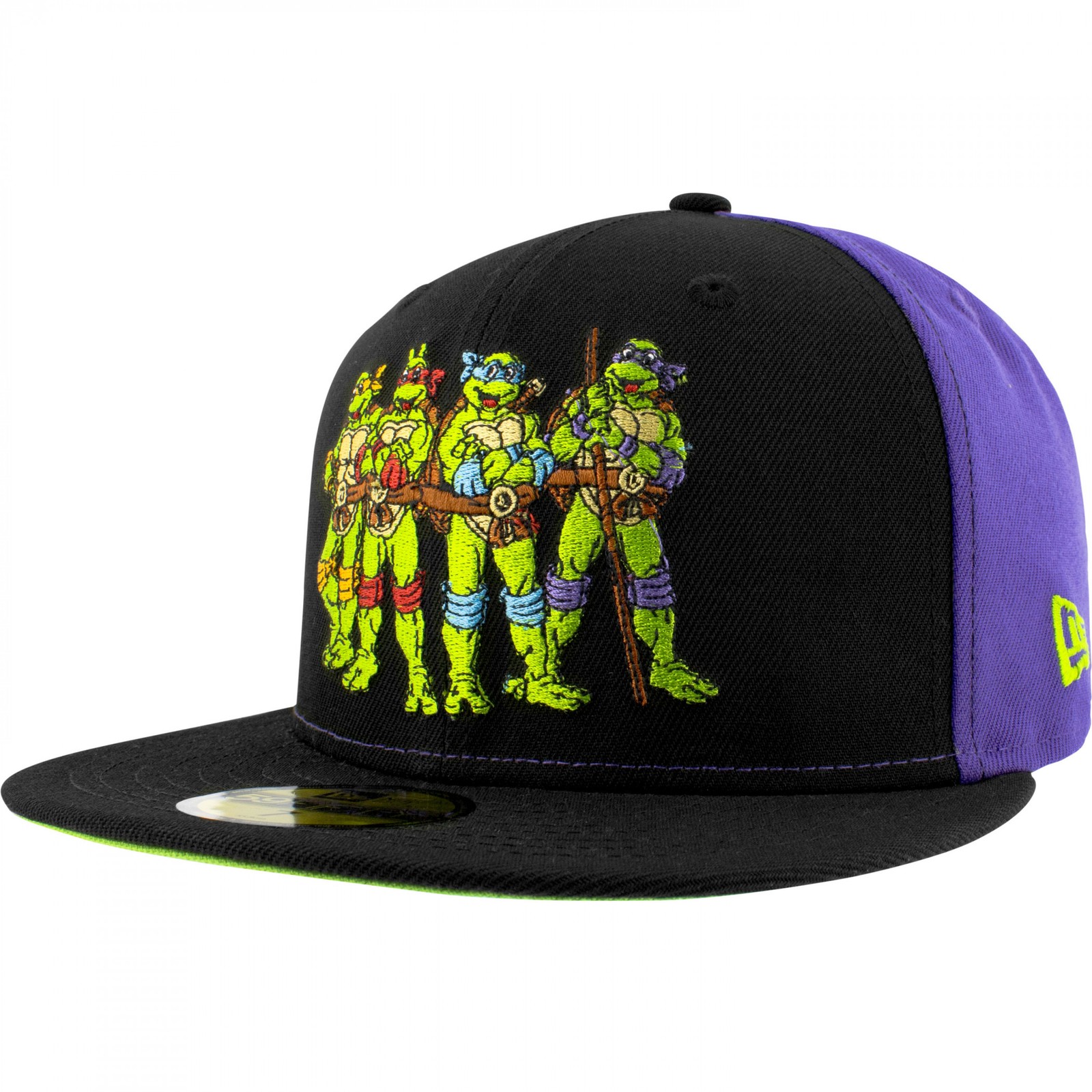 Teenage Mutant Ninja Turtles Quad Colors New Era 59Fifty Fitted Hat Multi-Color